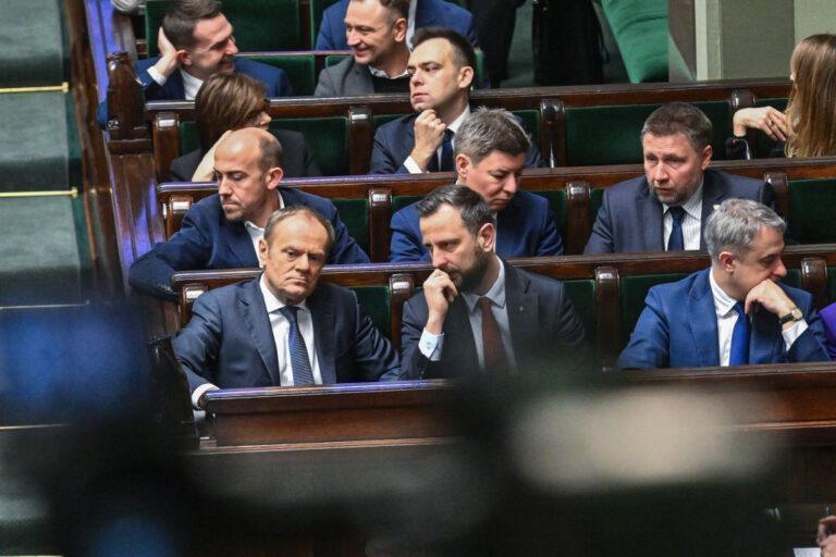 Na zdjęciu premier Donald Tusk i wicepremier i minister obrony narodowej Władysław Kosiniak-Kamysz