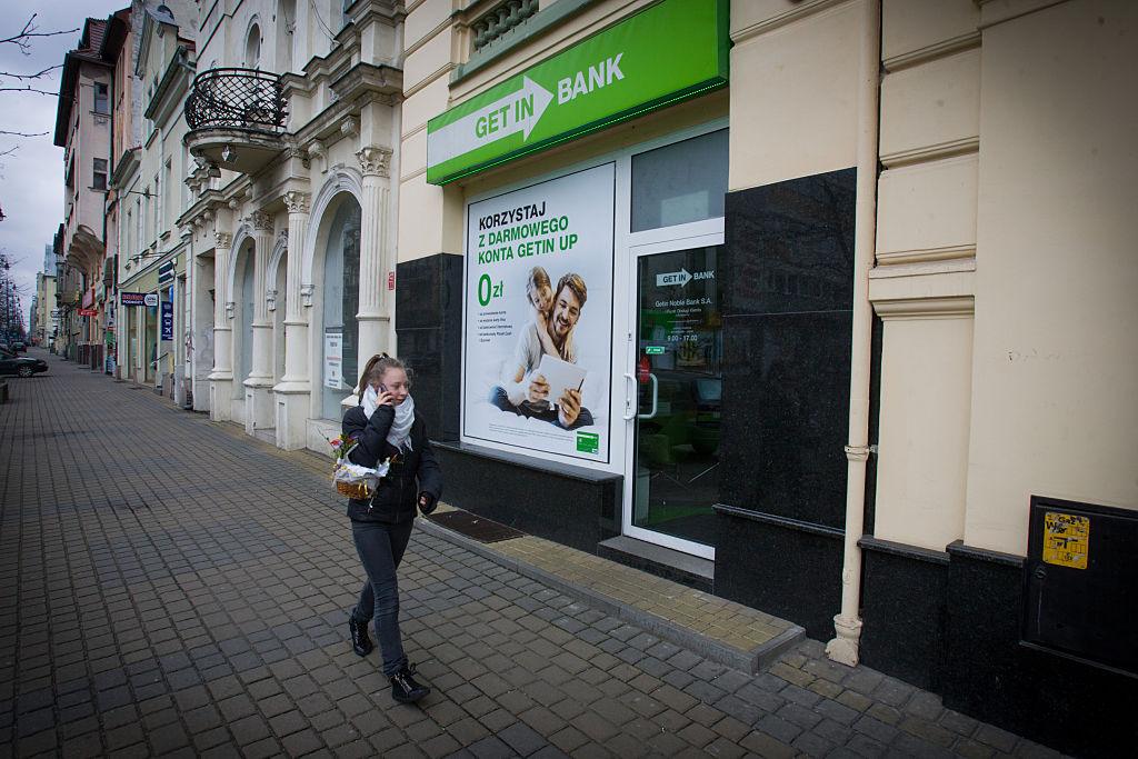 Zdjęcie przedstawia placówkę Getin Noble Banku