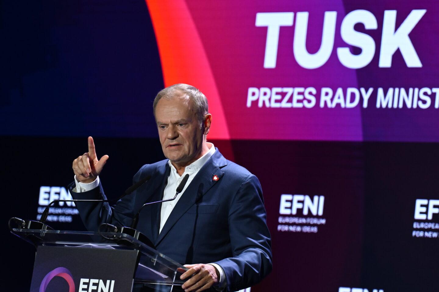 Premier Donald Tusk na Europejskim Forum Nowych Idei w Sopocie