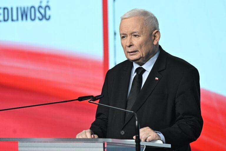 Na zdjęciu prezes PIS Jarosław Kaczyński