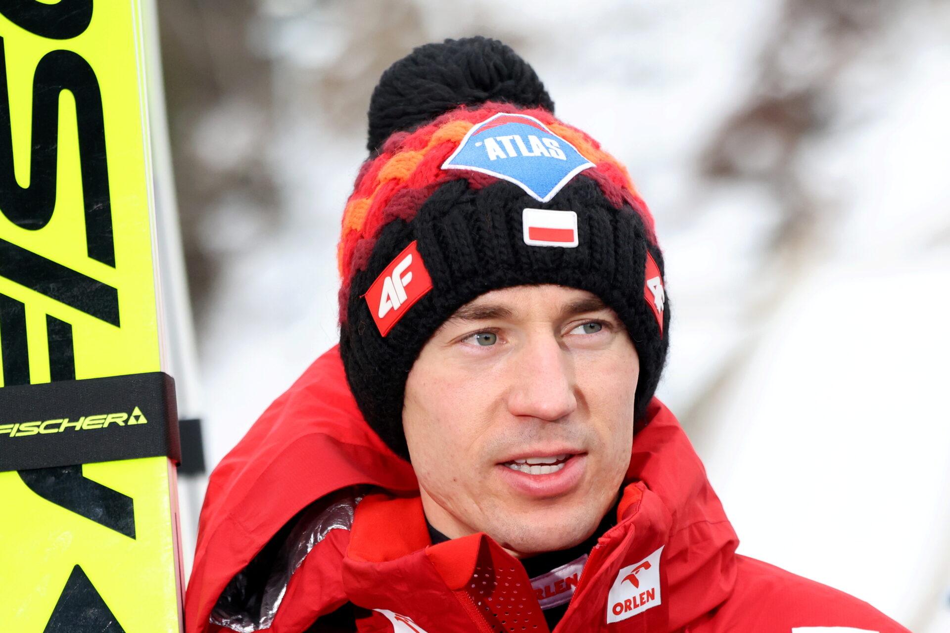 Na zdjęciu skoczek narciarski Kamil Stoch