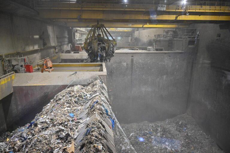 Na zdjęciu zakład utylizacji odpadów