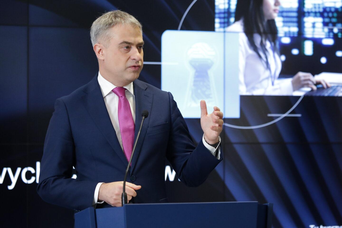 Na zdjęciu minister cyfryzacji i wicepremier Krzysztof Gawkowski