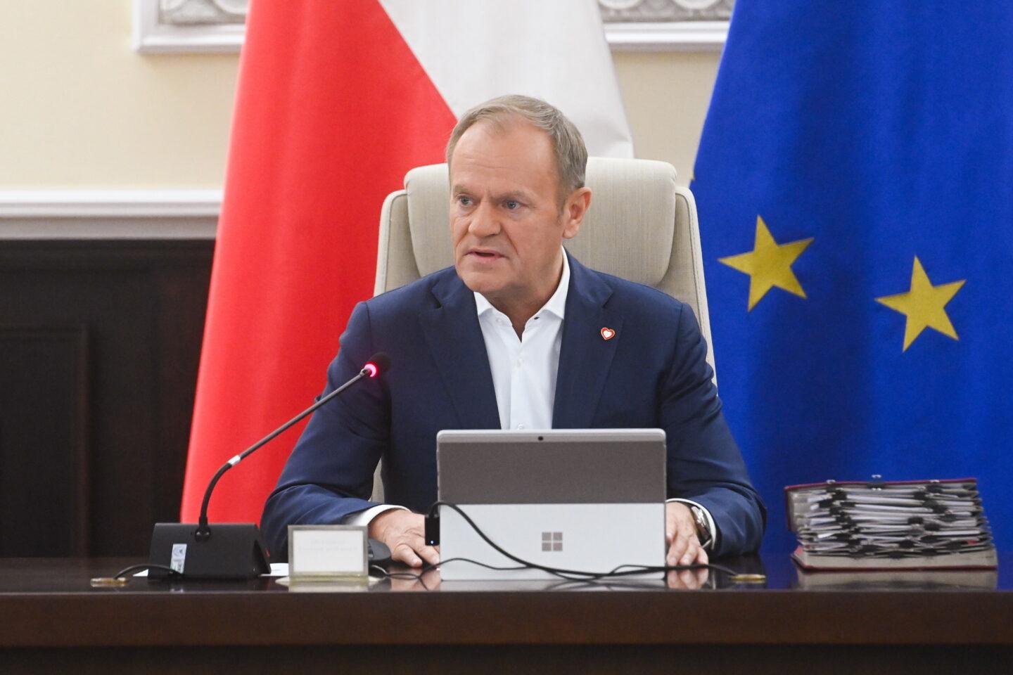 Na zdjęciu premier Donald Tusk