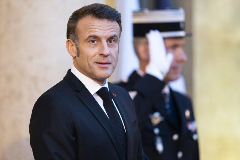 Na zdjęciu prezydent Francji Emmanuel Macron