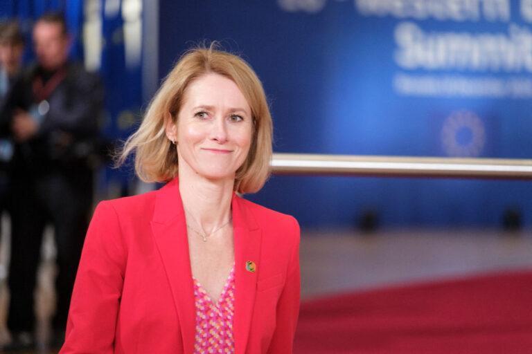 Na zdjęciu Kaja Kallas