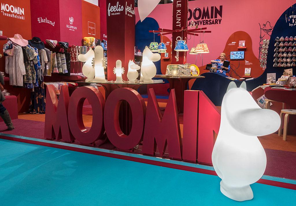 Stoisko Moomin Characters na targach Ambiente we Frankfurcie