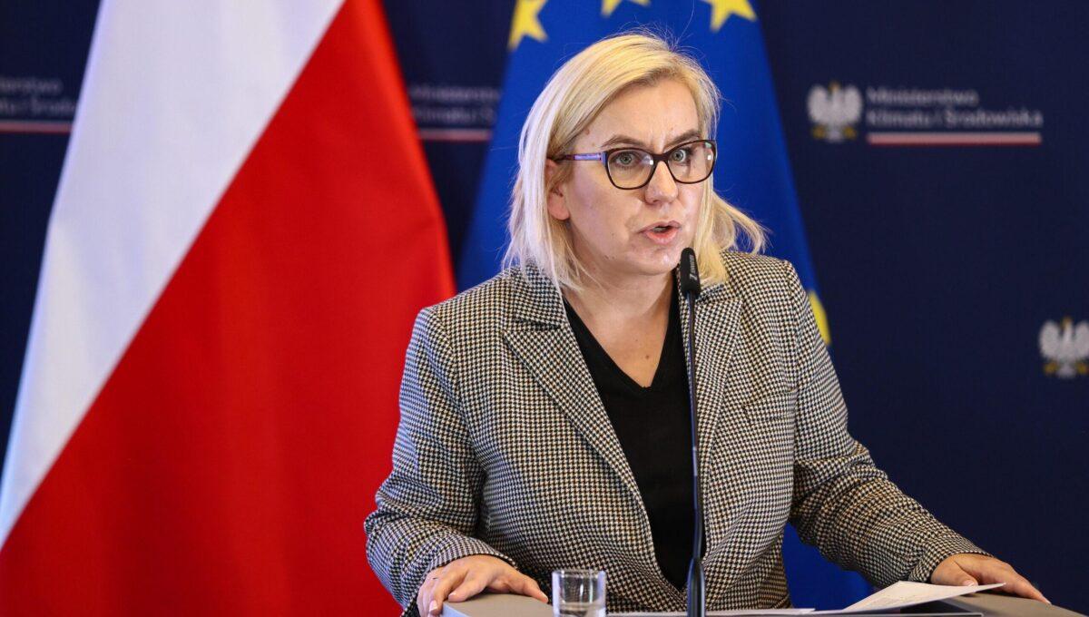 Na zdjęciu ministra klimatu Paulina Hennig-Kloska