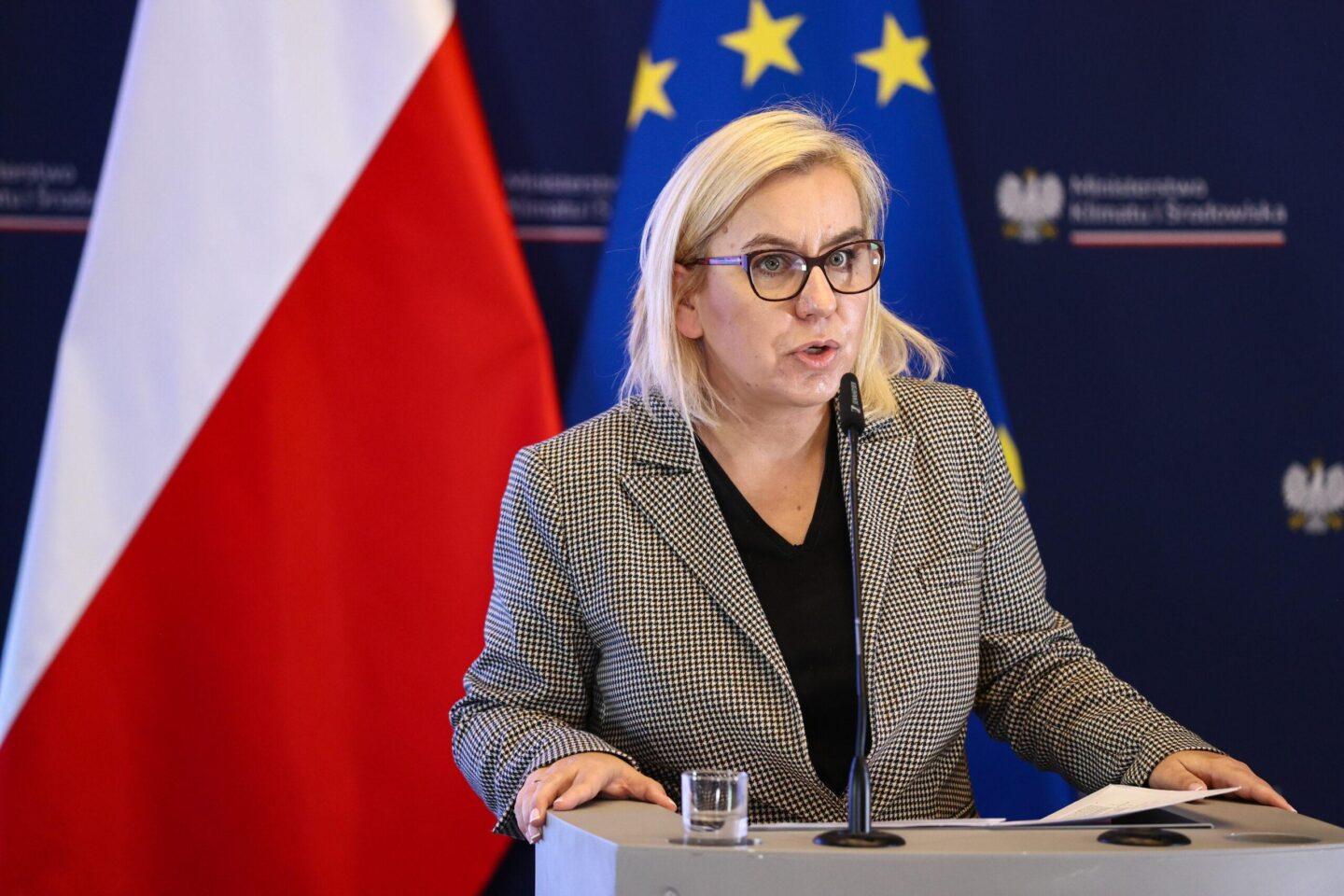 ministra klimatu Paulina Hennig-Kloska