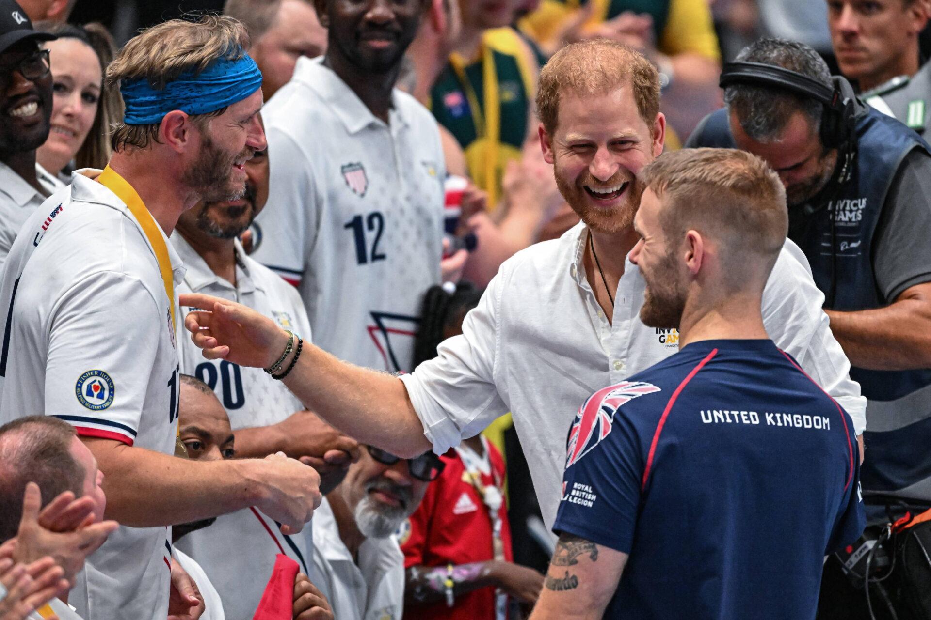 książę Harry podczas zawodów Invictus Games