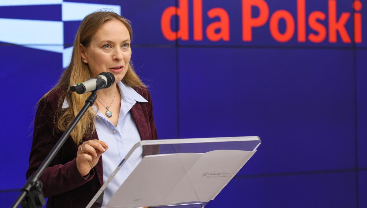 Na zdjęciu ministra funduszy i polityki regionalnej Katarzyna Pełczyńska-Nałęcz