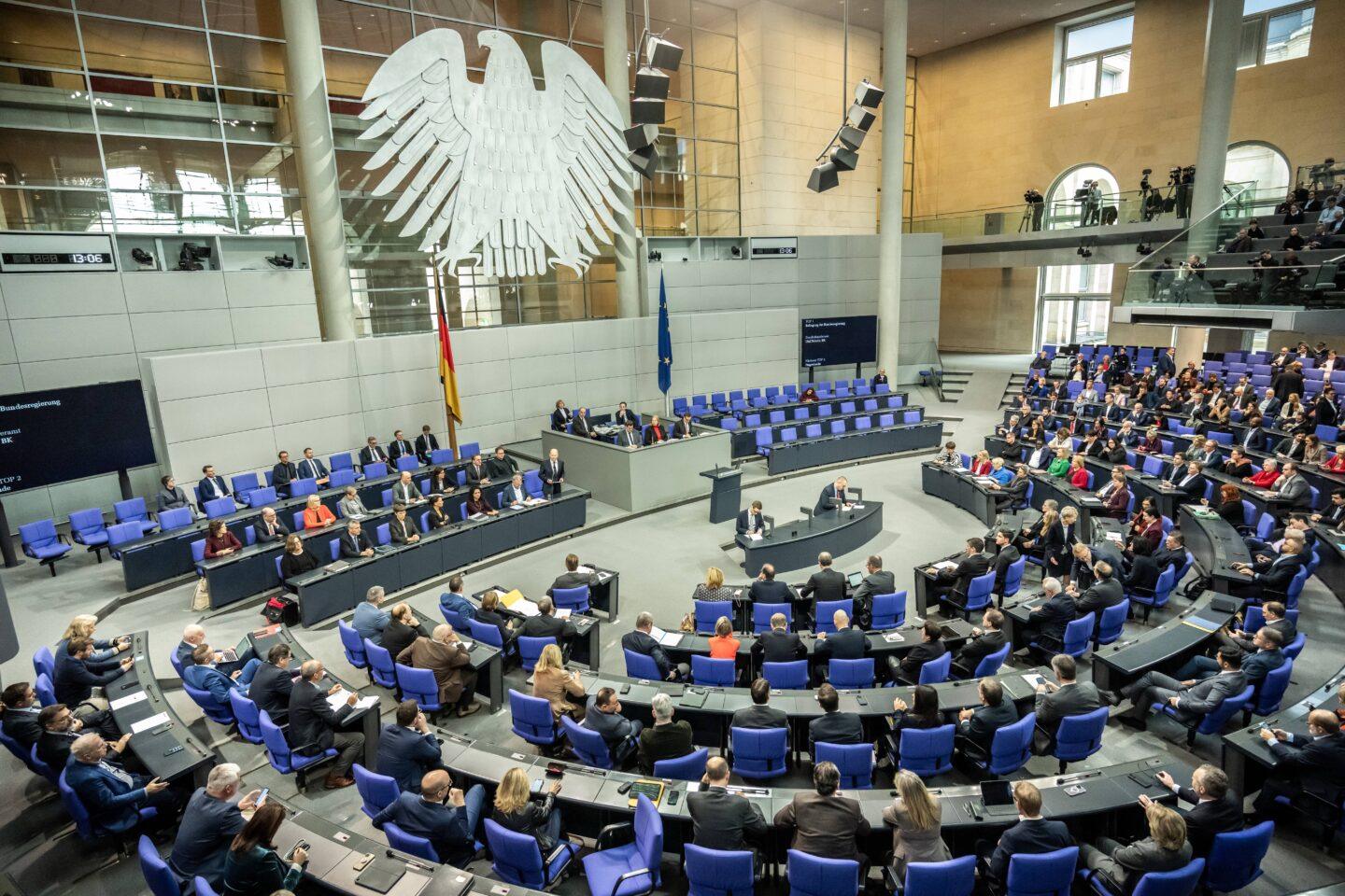 Na zdjęciu: Niemiecki Bundestag