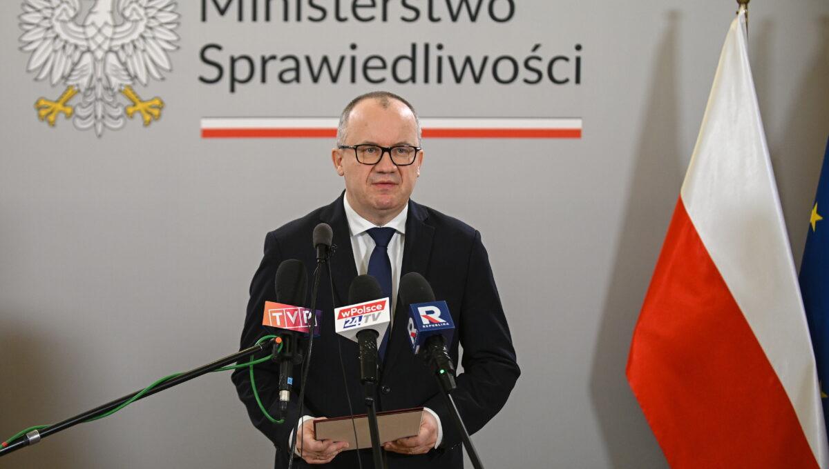 Na zdjęciu minister sprawiedliwości Adam Bodnar