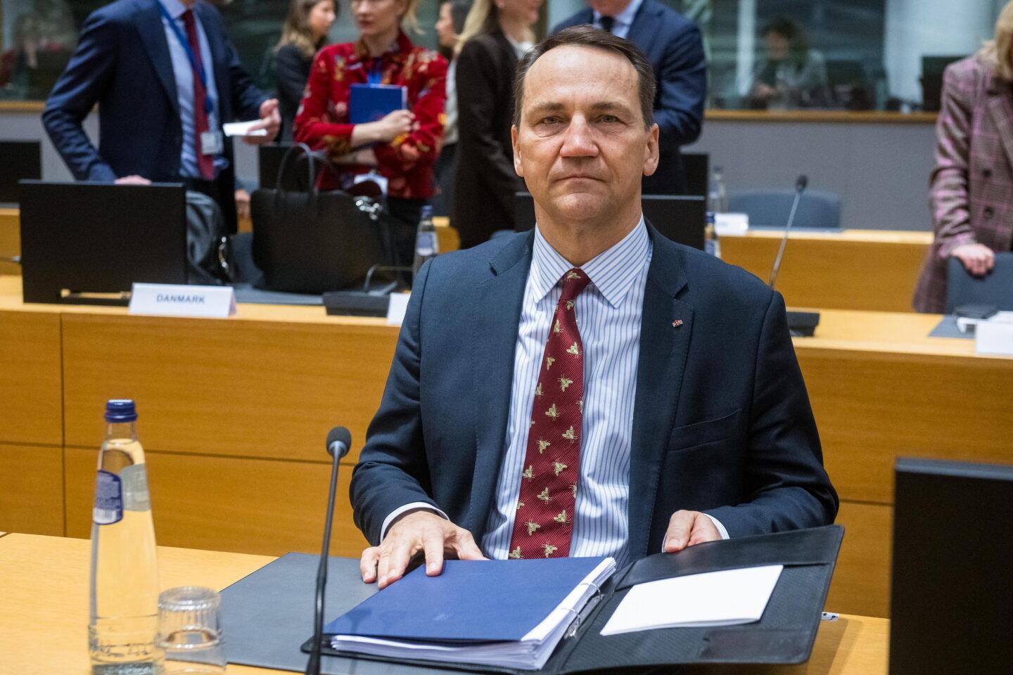 Na zdjęciu Radosław Sikorski