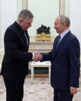 Na zdjęciu Robert Fico i Władimir Putin