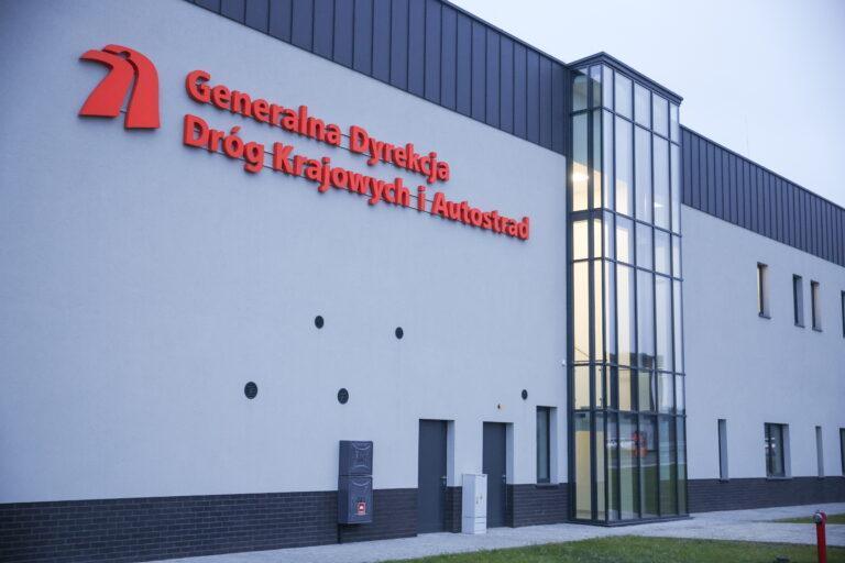 Siedziba krakowskiego oddziału Generalnej Dyrekcji Dróg Krajowych i Autostrad w Modlnicy
