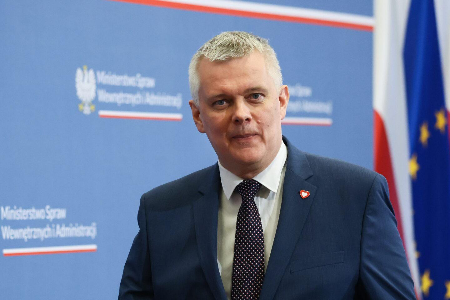 Na zdjęciu Tomasz Siemoniak, minister spraw wewnętrznych i administracji
