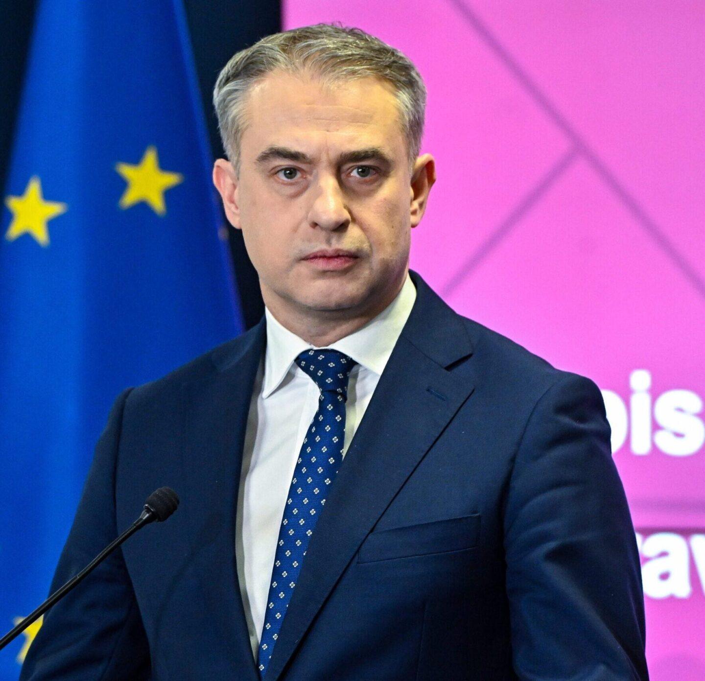 Na zdjęciu Krzysztof Gawkowski