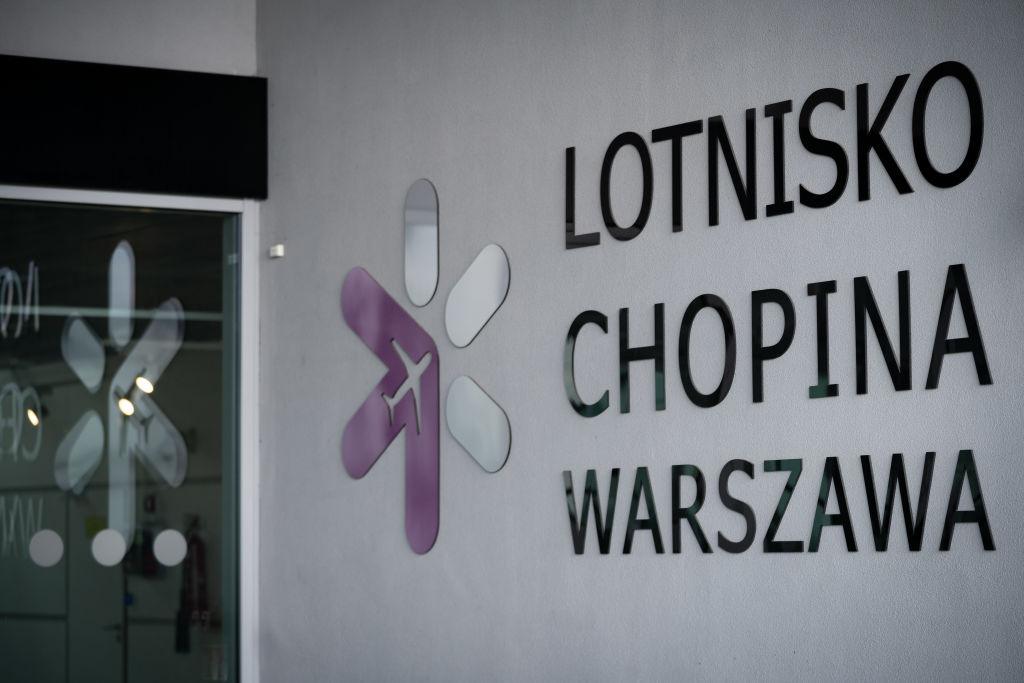 Logo Lotniska Chopina w Warszawie