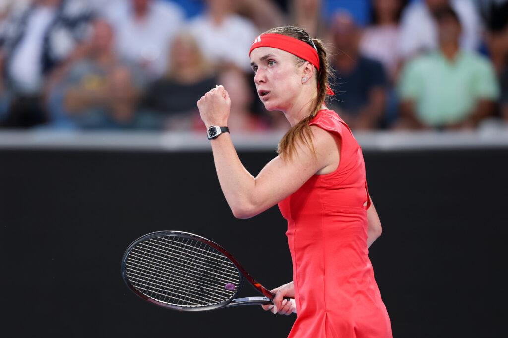 Na zdjęciu ukraińska tenisistka Elina Switolina podczas Australian Open 2025.