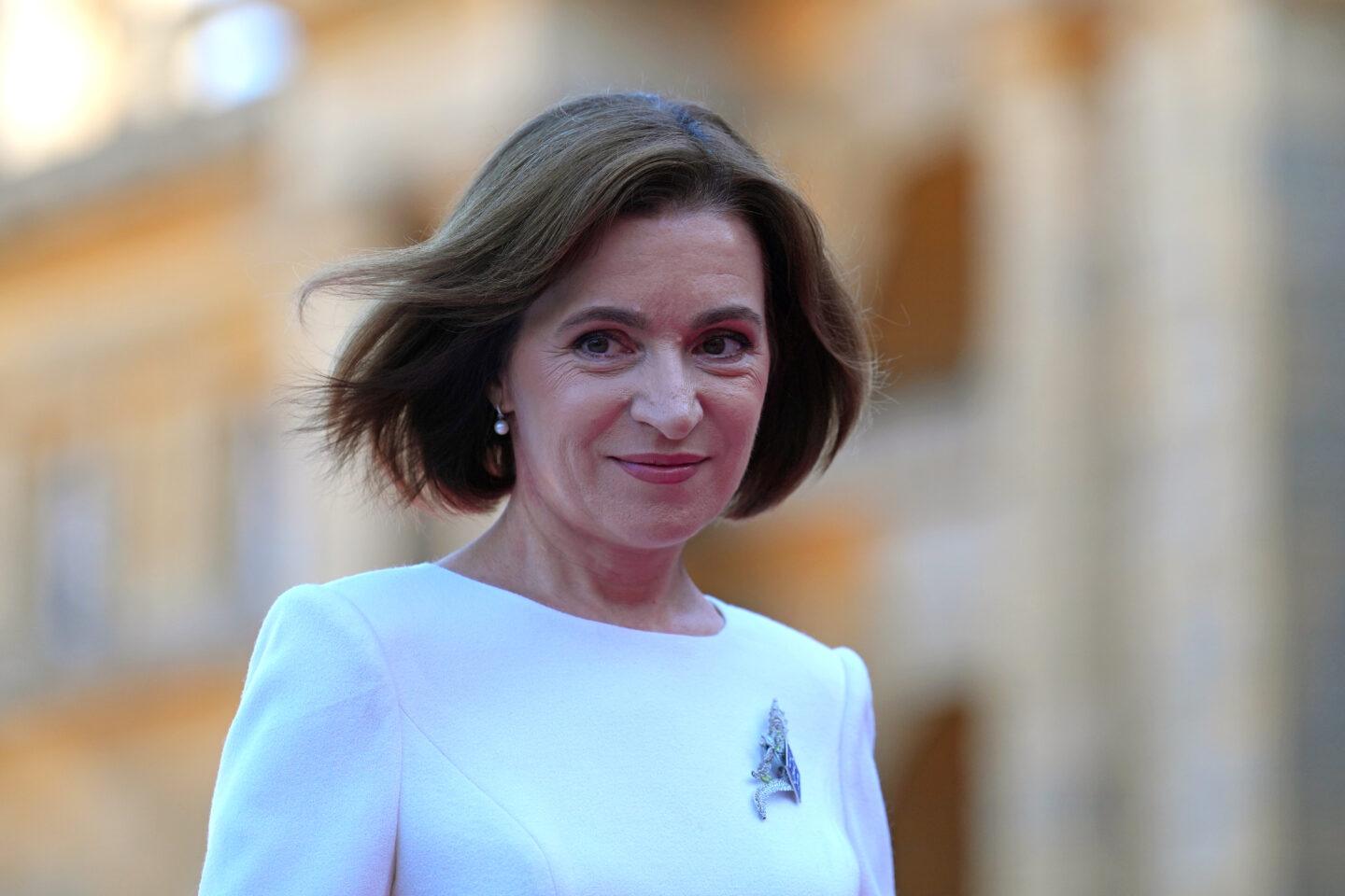 Prezydent Mołdawii Maia Sandu, liderka prozachodniego obozu politycznego.
