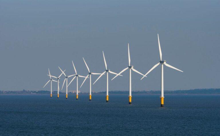 Na zdjęciu farmy wiatrowe Orsted