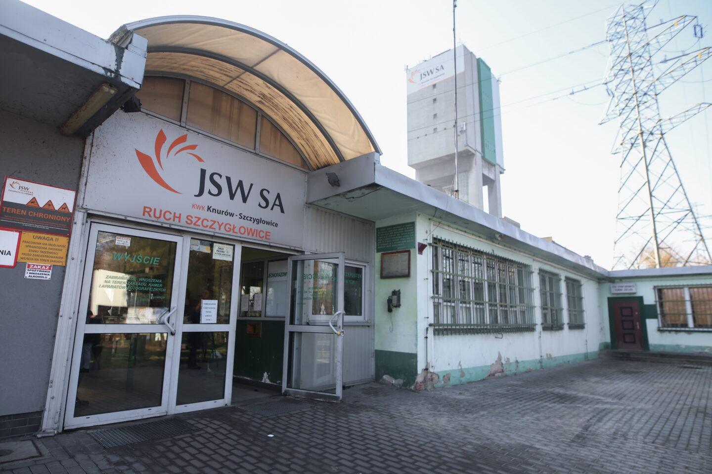 Wejście na teren kopalni JSW Knurów-Szczygłowice