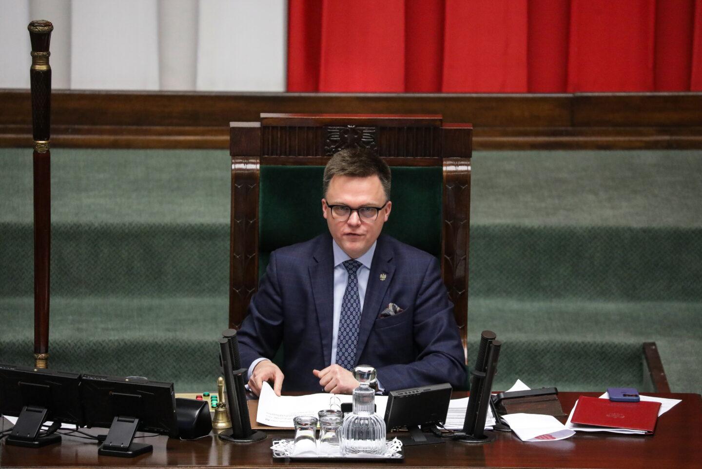 Szymon Hołownia w Sejmie