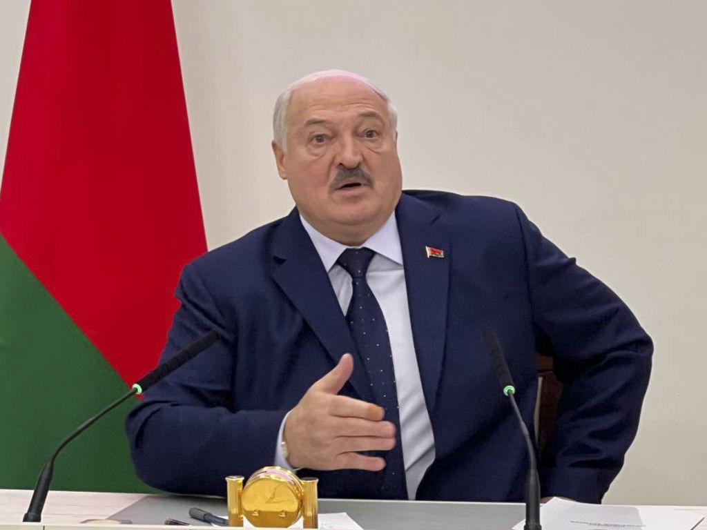 Na zdjęciu białoruski dyktator Alaksandr Łukaszenka