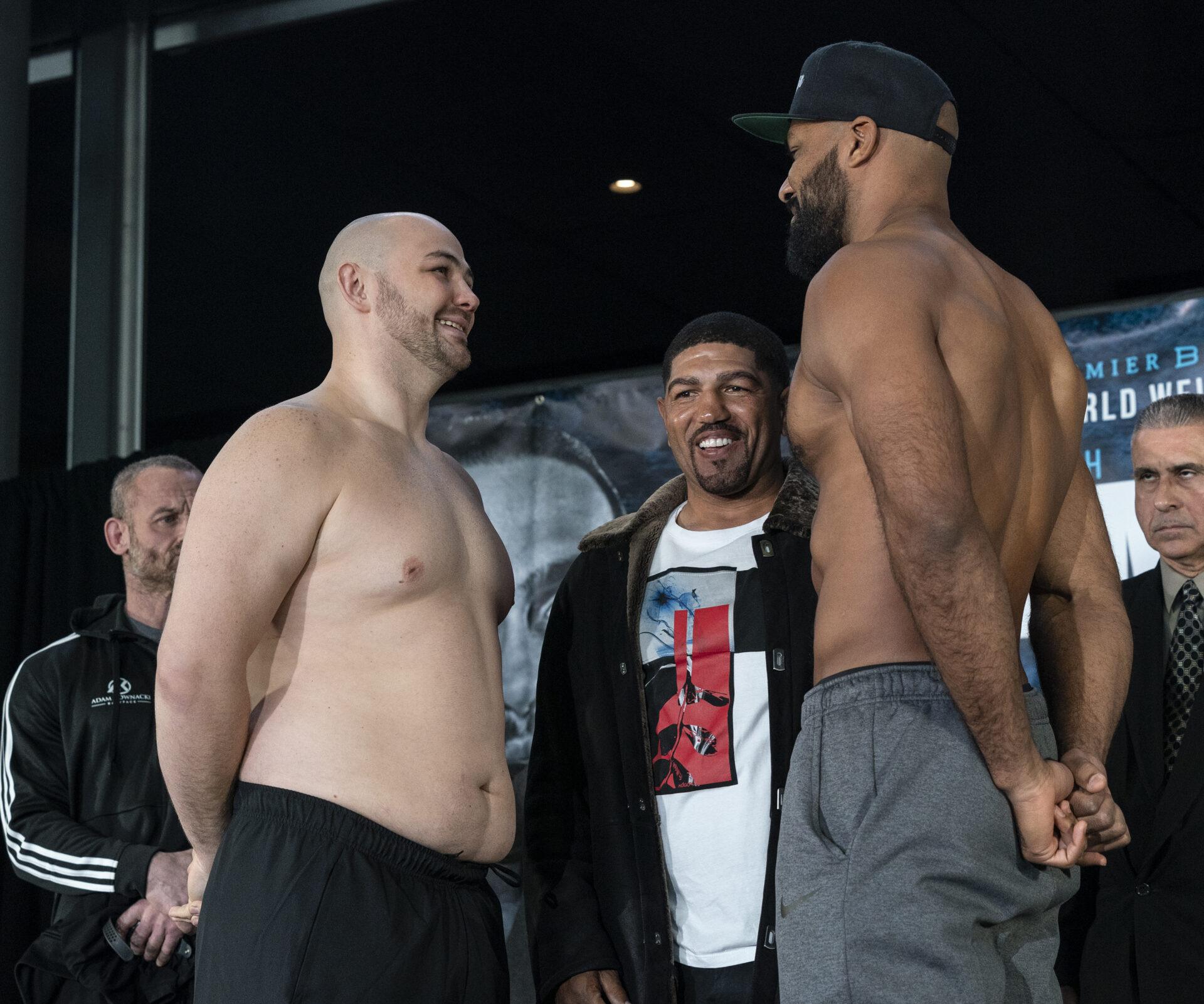 Pięściarze Adam Kownacki (z lewej) i Gerald Washington