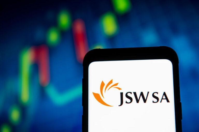 Zdjęcie przedstawia logo JSW