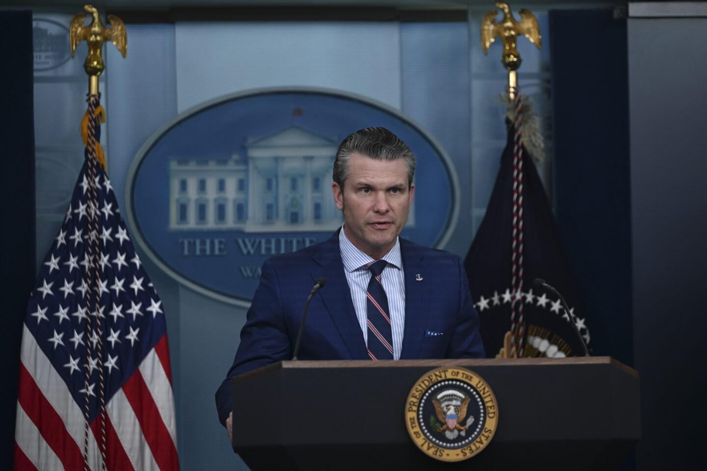 Sekretarz obrony USA Pete Hegseth