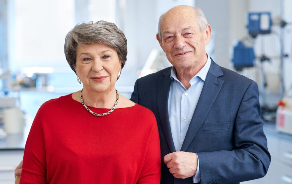 Dr Irena Eris i jej mąż Henryk Orfinger założyli kosmetyczną firmę w 1983 r. Zaczynali od ręcznej produkcji jednego rodzaju kremu. Teraz ruszają na podbój USA./ fot. Dr Irena Eris