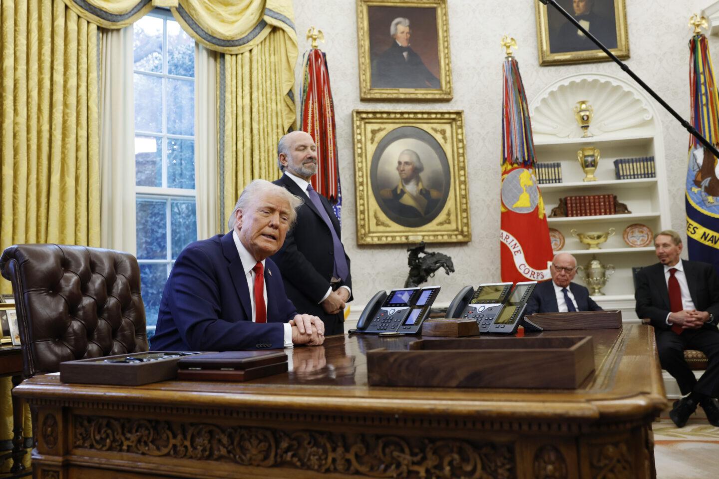 Na zdjęciu Trump