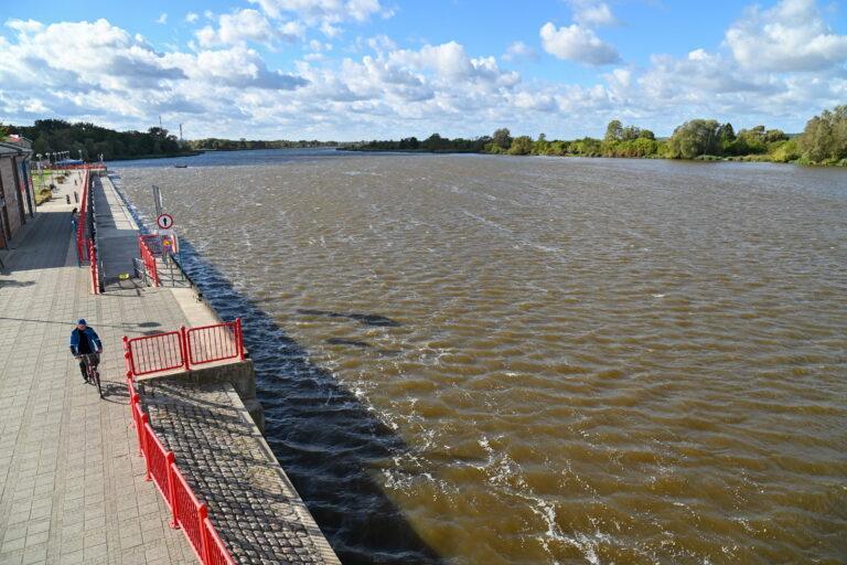 Brzeg Odry w Gryfinie