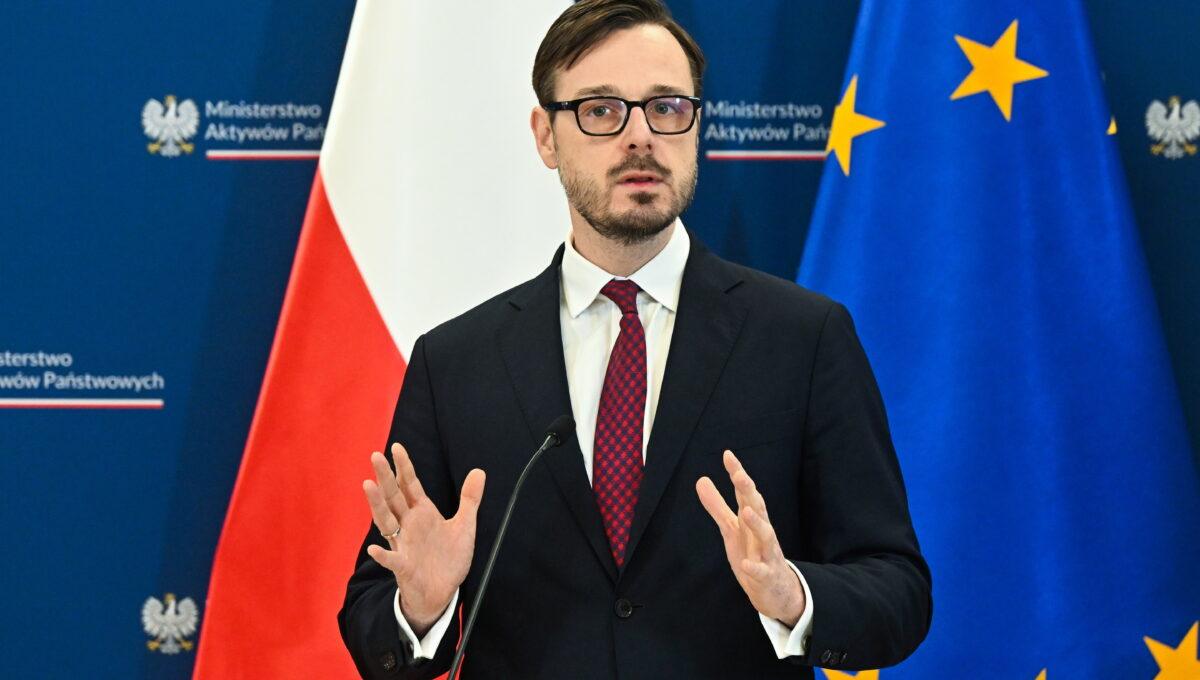 Na zdjęciu minister aktywów państwowych Jakub Jaworowski