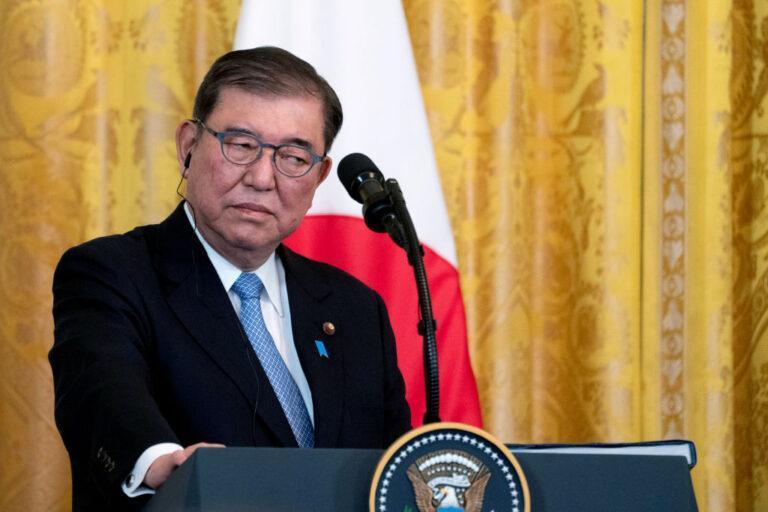 Na zdjęciu premier Japonii Shigeru Ishiba