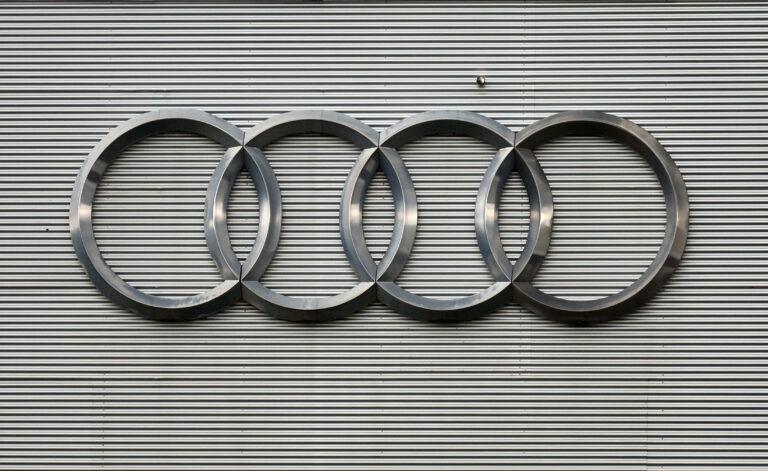 Logo producenta samochodów marki Audi