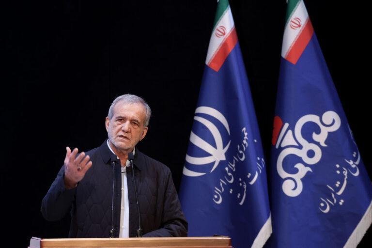 Na zdjęciu prezydent Iranu Masud Pezeszkian