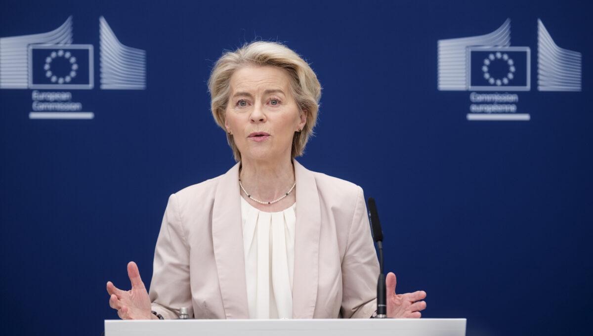 Na zdjęciu Ursula von der Leyen, przewodnicząca Komisji Europejskiej