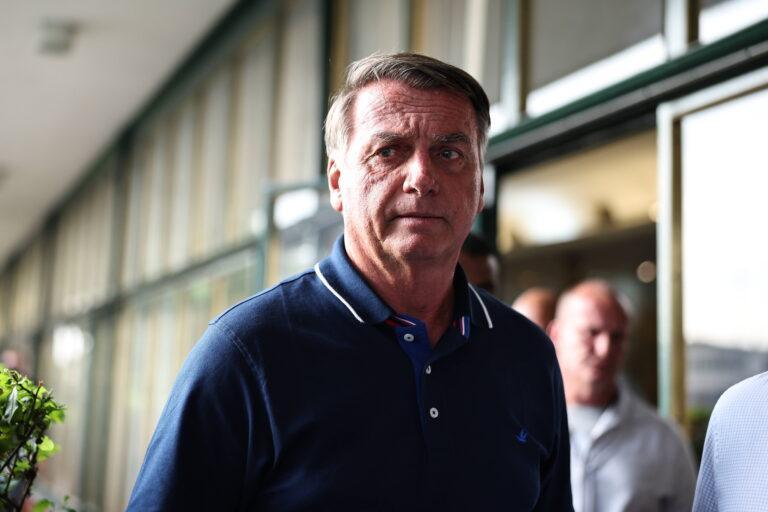 Na zdjęciu były prezydent Brazylii Jair Bolsonaro