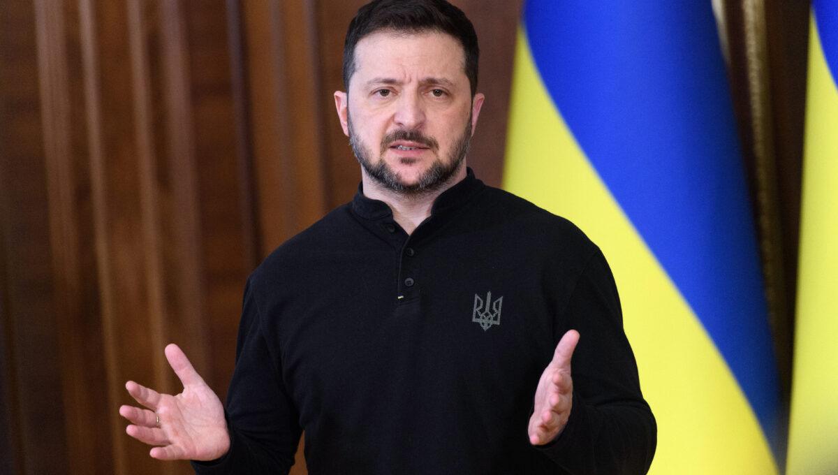 Prezydent Ukrainy Wołodymyr Zełenski