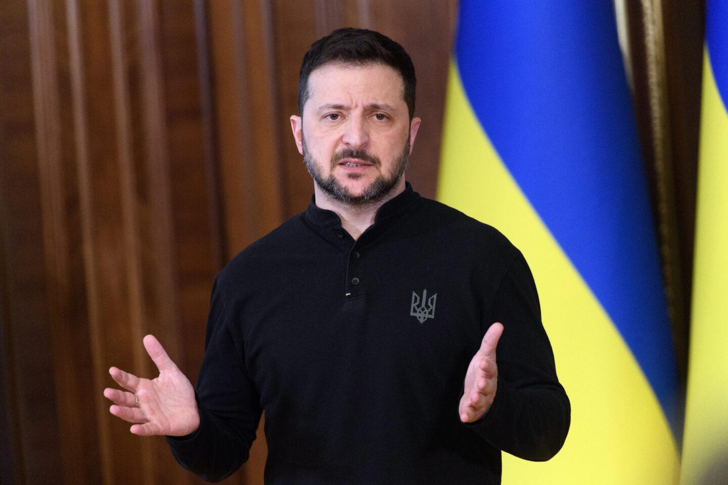 Prezydent Ukrainy Wołodymyr Zełenski