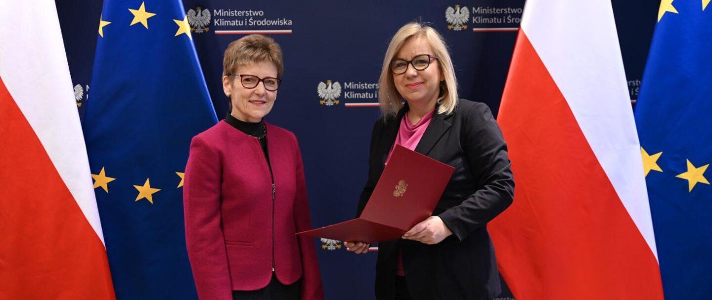 Na zdjęciu Hanna Kończal (po lewej) i Paulina Hennig-Kloska