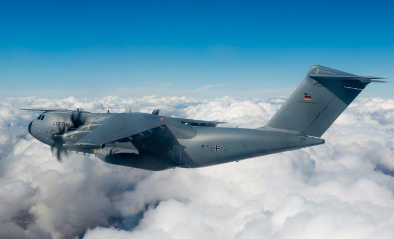 Airbus A400M Atlas należący sił powietrznych Niemiec (Fot. Airbus)