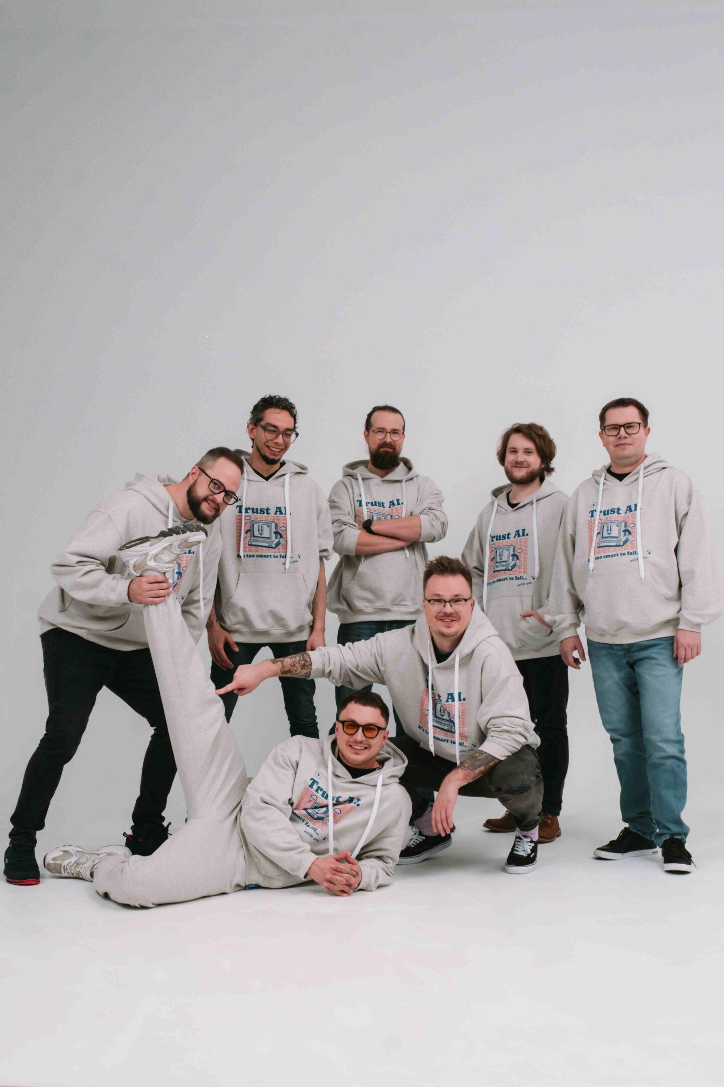 Zespół pracowników start-upu Baseig