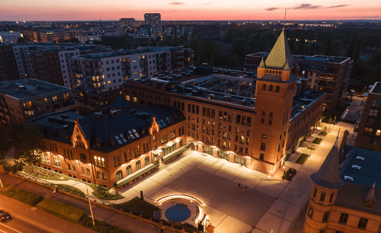 Zdjęcie przedstawia inwestycję Browary Wrocławskie