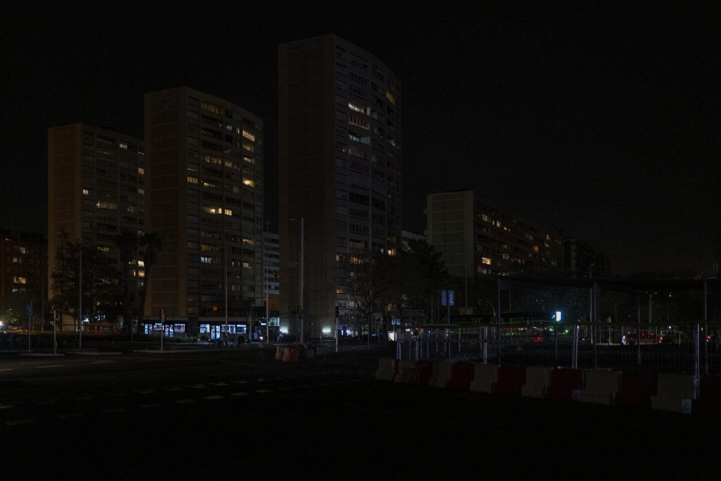 Na zdjęciu blackout w Barcelonie 28 kwietnia 2025 r.