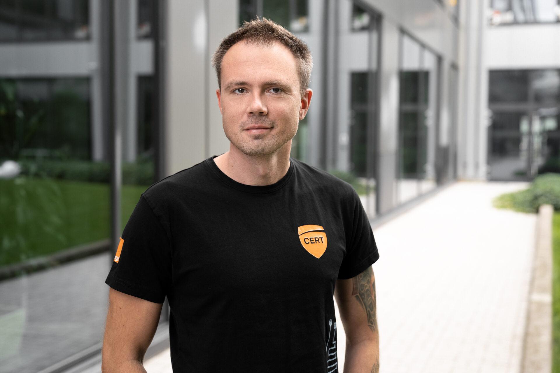 Robert Grabowski, szef CERT Orange Polska. Mat. prasowe Orange Polska