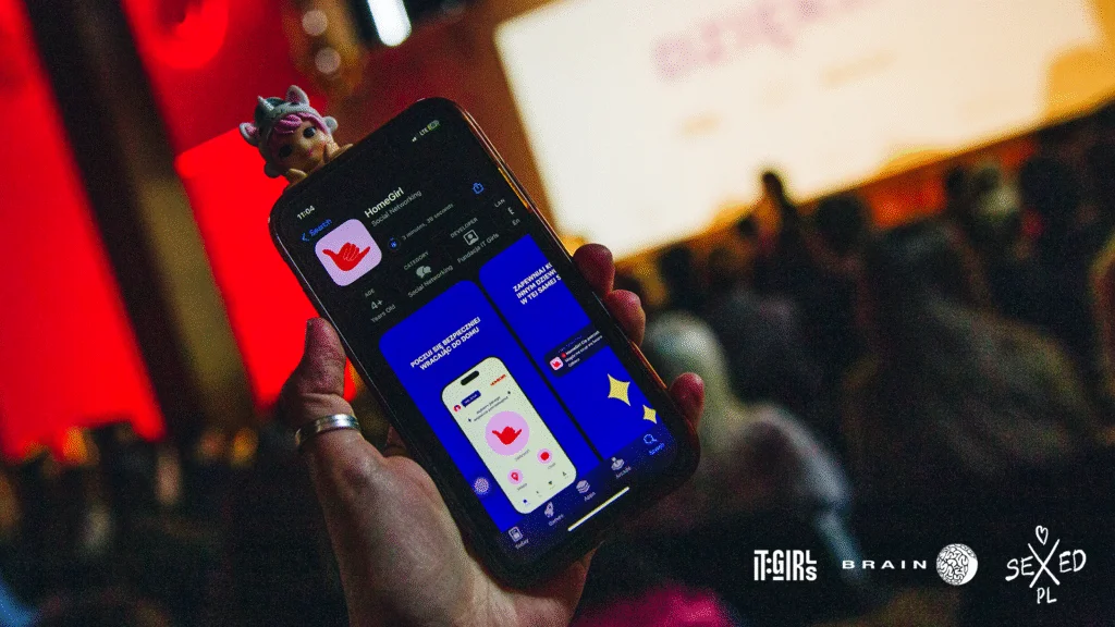 Aplikacja HomeGirl umożliwia m.in. połączenie głosowe z inną użytkowniczką, czat tekstowy, zgłoszenie sytuacji alarmowej oraz oznaczanie niebezpiecznych miejsc na mapie. Kluczowym elementem bezpieczeństwa aplikacji jest weryfikacja tożsamości użytkowniczek, która odbywa się we współpracy z platformą Authologic, z wykorzystaniem aplikacji mObywatel oraz eDO App./ Fot. sexed.pl 